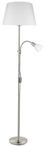 Φωτιστικό Δαπέδου Conesa 95686 Silver Eglo Steel,Fabric