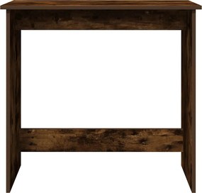vidaXL Γραφείο Καπνιστή Δρυς 80 x 40 x 75 εκ. από Επεξεργασμένο Ξύλο