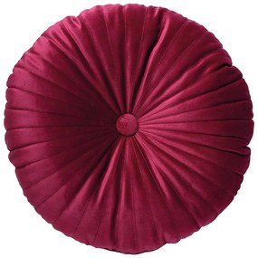 Βελουτέ Διακοσμητικό Μαξιλάρι (Φ38) Das Home Cushions 0268 Bordeaux