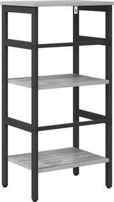 vidaXL Ράφι Βιβλίων 2 επιπέδων 40 x 29,5 x 81 εκ Επεξεργασμένο Ξύλο