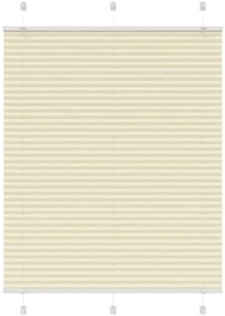 Πλισέ περσίδα Κρέμα 105x100 cm Πλάτος υφάσματος 104,4 cm