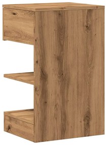 vidaXL Κομοδίνα 2 τεμάχια Artisan Oak 40x35x65 cm Κατασκευασμένο ξύλο