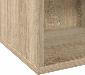 vidaXL Κουτί Άλμπουμ Βινυλίου Sonoma Δρυς 37 x 36,5 x 38 εκ.