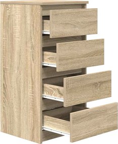 vidaXL Ραφιέρα Sonoma Δρυς 37,5x35x76 εκ. από Επεξεργ. Ξύλο