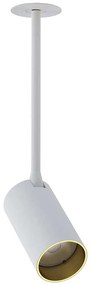 Φωτιστικό Οροφής - Σποτ Mono Surface Long M 7677 1xGU10 10W White-Gold Nowodvorski Metal, Plastic
