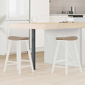 vidaXL Καρέκλες φαγητού 2 pcs Λευκό 46 x 37 x 63 εκ