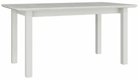 Τραπέζι Victorville 118, Άσπρο, 76x90x160cm, 43 kg, Επιμήκυνση, Φυσικό ξύλο καπλαμά, Ξύλο, Μερικώς συναρμολογημένο, Ξύλο: Οξιά | Epipla1.gr