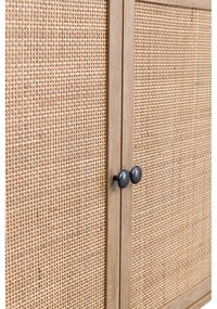 AMMOS ΜΠΟΥΦΕΣ 3ΣΥΡΤΑΡΙΑ ΦΥΣΙΚΟ ΜΕ RATTAN 150x39xH79cm - 05-0469