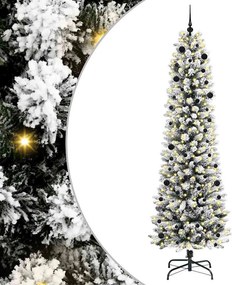 vidaXL Τεχνητό Χριστουγεννιάτικο Δέντρο με 300 LED Λευκό 240 cm
