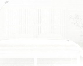 vidaXL Κεφαλάρι Τοίχου Λευκό 185x3x110 εκ. από Μασίφ Ξύλο Πεύκου