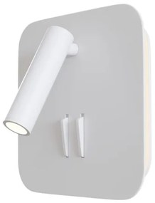 Απλίκα Φωτιστικό Τοίχου LED 9W Ios 176 3000K IP20 Reading Light MAYTONI-C175-WL-01-6W-W-Λευκό C175-WL-01-6W-W
