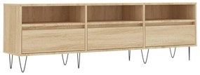 vidaXL Έπιπλο Τηλεόρασης Sonoma Δρυς 150x30x44,5 εκ. Επεξ. Ξύλο