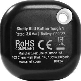 Action and Scenes Activation Button Shelly Blu Button Tough 1 (black)