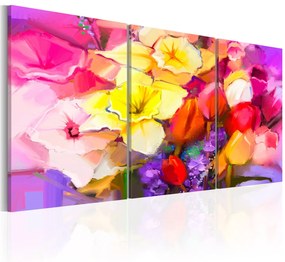 Πίνακας - Rainbow Bouquet 120x60