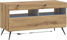vidaXL 5 Τεμάχια LED Τηλεοπτικού Ντουλαπιού Artisan Δρυς