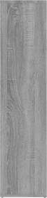 vidaXL Βιβλιοθήκη Γκρι Sonoma 50 x 25 x 106 εκ.