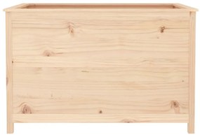 Ζαρντινιέρα Υπερυψωμένη 119,5x82,5x78 εκ. από Μασίφ Ξύλο Πεύκου - Καφέ