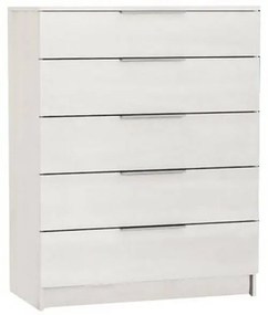 Συρταριέρα Drawer White Ε758,3 80x40x105cm Μελαμίνη