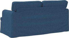 vidaXL Καναπές 140cm Μπλε Μέταλλο