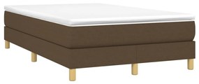 ΚΡΕΒΑΤΙ BOXSPRING ΜΕ ΣΤΡΩΜΑ ΣΚΟΥΡΟ ΚΑΦΕ 120X200 ΕΚ. ΥΦΑΣΜΑΤΙΝΟ 3144162