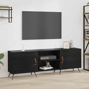 vidaXL Ντουλάπι TV Μαύρη δρυς 150 x 30 x 50 cm Επεξεργασμένο ξύλο