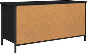 vidaXL Ντουλάπι TV Μαύρη Οξυά 100 x 40 x 50 cm Επεξεργασμένο ξύλο