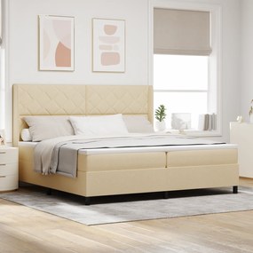 vidaXL Στρώμα Μεταφοράς με Καλύμμα Κρεμ 200x200 εκ Ύφασμα