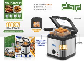 Φριτέζα - Deep Fryer - KB2191 - DSP - 618885