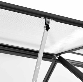 vidaXL Θερμοκήπιο Ανθρακί 8,17 μ³ Αλουμινίου