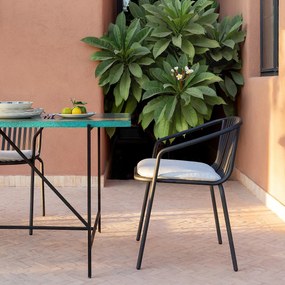 Καρέκλα τραπεζαρίας κήπου από ατσάλι CIARA