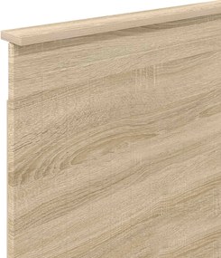 vidaXL Κεφαλάρι με κεφαλάρι Δρύς Sonoma 90 cm Επεξεργασμένο ξύλο