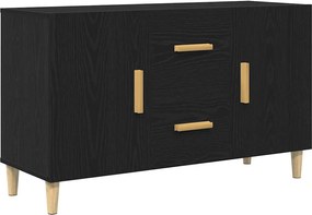 vidaXL Μπουφές Μαύρος Δρυς 100x36x60 εκ. από Τεχνητό Ξύλο