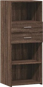 vidaXL Ντουλάπι Καφέ Δρυς 50x42,5x124 εκ. από Επεξεργασμένο Ξύλο