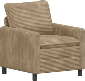 vidaXL Σετ Καναπέ 2 pcs Taupe Πολυεστέρας