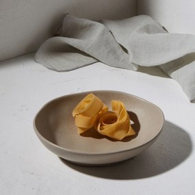 Πιάτο Βαθύ Μαρε Βανίλια Stoneware 22cm