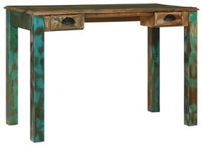 vidaXL Γραφείο 112x55x76 cm Συμπαγές Ξύλο