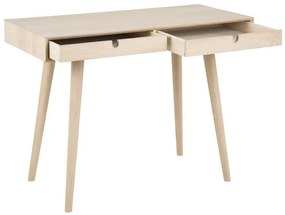 Τραπέζι γραφείου Oakland G104, Με συρτάρια, 74x100x45cm, Ξεθωριασμένη βελανιδιά
