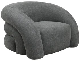 Πολυθρόνα Lexy  γκρι ύφασμα 100x89.5x60εκ