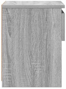 vidaXL Κομοδίνα 2 τεμ. Γκρι Sonoma 40x30x39 εκ. από Επεξεργασμένο Ξύλο