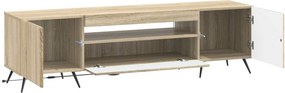 vidaXL Ντουλάπα LED Τηλεόρασης Sonoma Δρυς Επεξεργασμένο Ξύλο