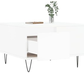 vidaXL Τραπεζάκι Σαλονιού Λευκό 55x55x36,5 εκ. από Επεξεργασμένο Ξύλο