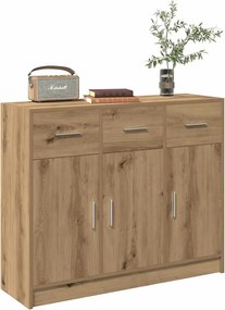 vidaXL Ντουλάπι Αρτισιανή Δρυς 91x28x75 εκ. από Επεξεργασμένο Ξύλο