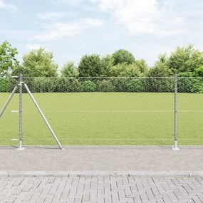 vidaXL Hexagon Fence 0.8x50 μ Γαλβανισμένος Χάλυβας