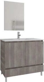 Bathroom Set DELTA 90 SLIM Γκρί Ανοιχτό