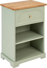 Κομοδίνο Με Συρτάρι & Ράφια (45x30x67) A-S Mohea Celadon 197855A