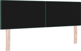 vidaXL LED κεφαλάρι με φώτα λωρίδας LED Πράσινο 144 cm Πολυεστέρας