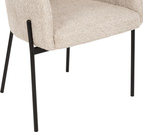 ΠΟΛΥΘΡΟΝΑ WOLF HM8583.02 ΕΚΡΟΥ ΥΦΑΣΜΑ ΜΠΟΥΚΛΕ ΜΕ ΜΕΤΑΛΛΙΚΑ ΠΟΔΙΑ 56x62x80Yεκ.