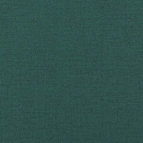 vidaXL Πολυθρόνα Relax Σκούρο Πράσινο Υφασμάτινη