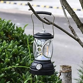 Επαναφορτιζόμενο LED Φανάρι Κάμπινγκ - Vintage camping lamp