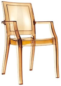 SIESTA ARTHUR AMBER TRANSP.ΠΟΛΥΘΡΟΝΑ 56Χ60Χ91εκ.32.0091